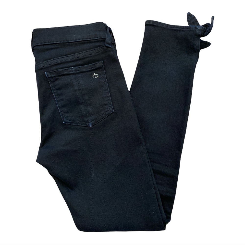 Rag & Bone Stevie Capri Jeans Black Size 25